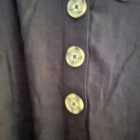 New Directions black button front shirt size 2X - Picture 2 of 6